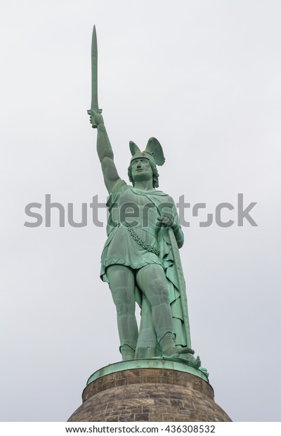 Hermannsdenkmal Statue Arminius Teutoburg Forest Stock Photo (Edit Now ...