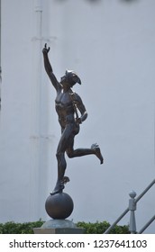 Hermes statue in Jakarta 