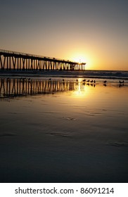 Hermosa Beach Pier Sunset