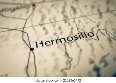 Hermosillo On The Map Of Mexico