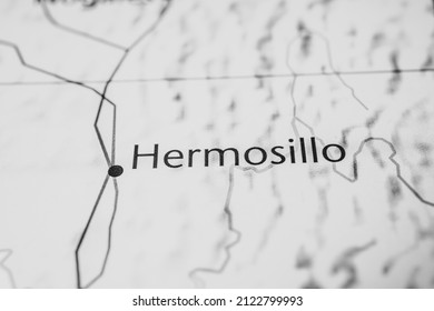 Hermosillo On The Map Of Mexico