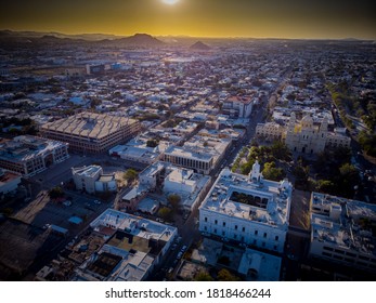 Hermosillo, Sonora, Mexico At Evening