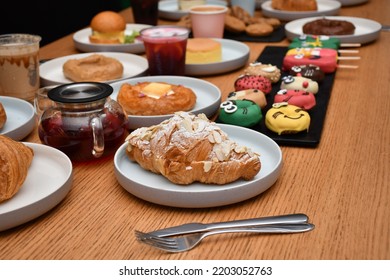 Hero Shot Of A Croissant. Breakfast Meal.