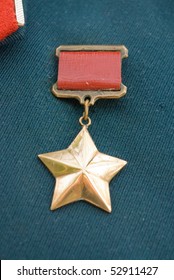 Hero Of The Soviet Union Gold Star Award