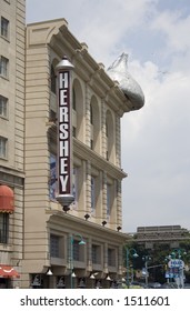 Hershey Chocolate Structures At The Hershey Store In Niagara Falls