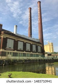 Hershey Smoke Stacks In Hershey Pennsylvania