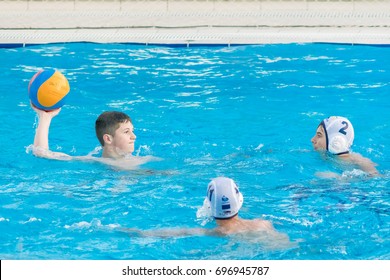 Herzeg Novi, Montenegro, 17 MAY, 2017:  Youth Competitions In Water Polo