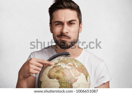 Similar – Image, Stock Photo when the world can be marveled at