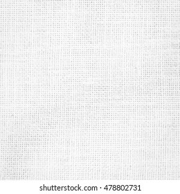 Hessian Sackcloth Woven Texture Pattern Background In Light White Grey 