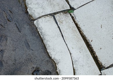 Heterogeneous texture of concrete surface close-up. - Shutterstock ID 2099587363