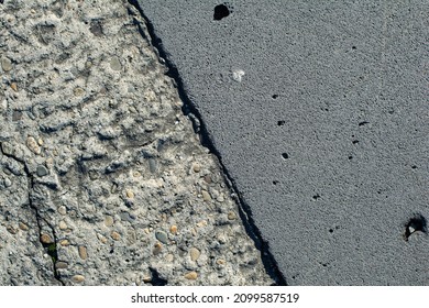 Heterogeneous texture of concrete surface close-up. - Shutterstock ID 2099587519