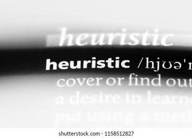 Heuristic Word In A Dictionary. Heuristic Concept.