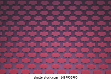 Hexagon pattern. geometric background. hexagonal grid. abstract red texture with hex mesh