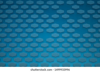 Hexagon pattern. geometric background. hexagonal grid. abstract light blue texture with hex mesh