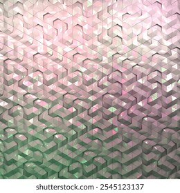 Hexagonal Aperiodic Opart is a computational and unique wall tesselation with bas relief