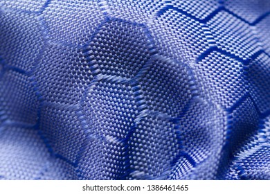 Hexagonal cell conceptual textile background