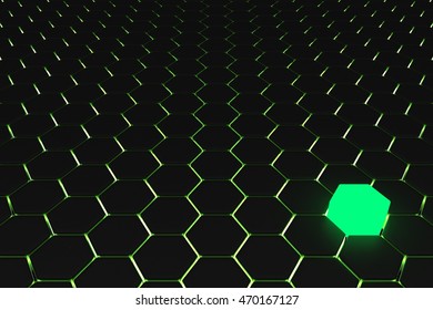 hexagons background
