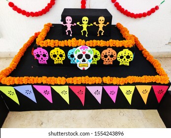 Day Of Dead Flower Garlands Stock Photos Images Photography Shutterstock