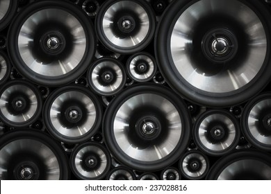 Hi fi audio stereo system sound speakers background