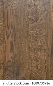 Hickory Hardwood Stained Floor Boards With Wood Grain