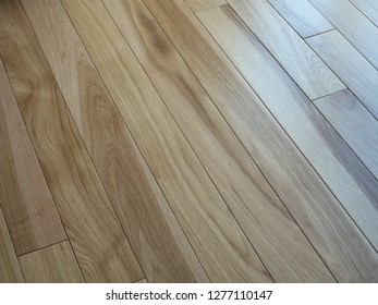 Hickory Wood Natural Floor For Use As Texture Background