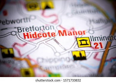 Hidcote Manor. United Kingdom On A Map