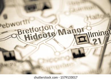 Hidcote Manor. United Kingdom On A Map