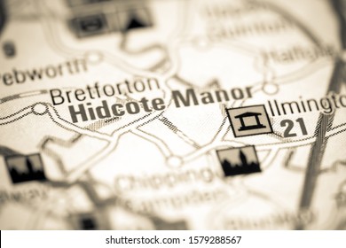 Hidcote Manor. United Kingdom On A Map