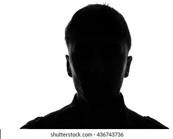 6,665 Back of head silhouette Stock Photos, Images & Photography ...