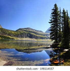 Hidden Lake Glacier National Park Montana Stock Photo 198114557