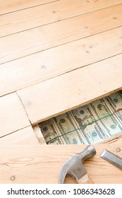 Hidden Money Under Floorboards