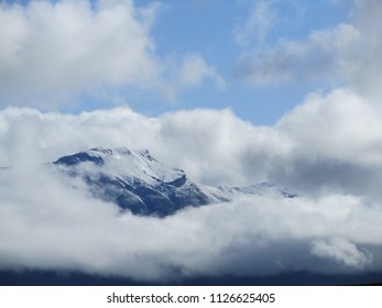 Hidden Mountain in the Clouds