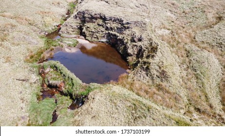 Hidden Rock Pool At Saddleworth Moor