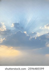 Hidden Sun and Big Clouds