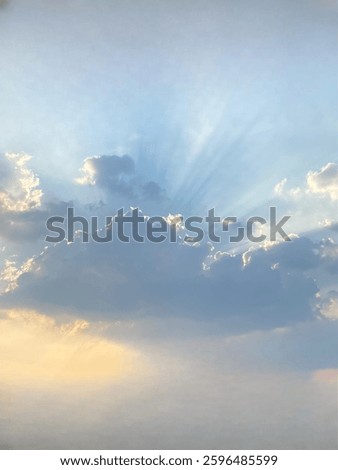 Hidden Sun and Big Clouds