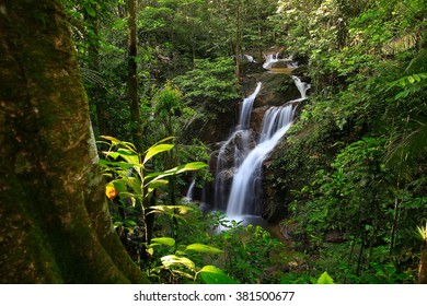 Hidden Sungai Pisang's Waterfall In Gombak, Malaysia