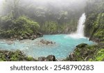 Hidden waterfall in Costa rica 