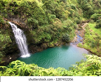 A Hidden Waterfall In Maui Hawaii