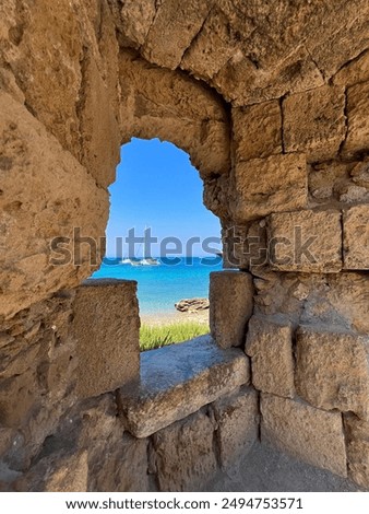 a hidden window in Rhodes