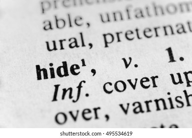 Hide