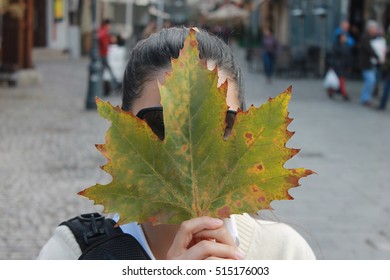 Hiding behind a leaf