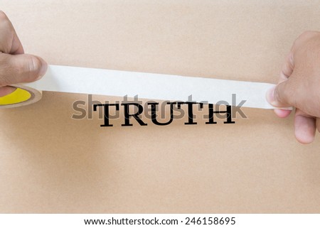 hiding the truth
