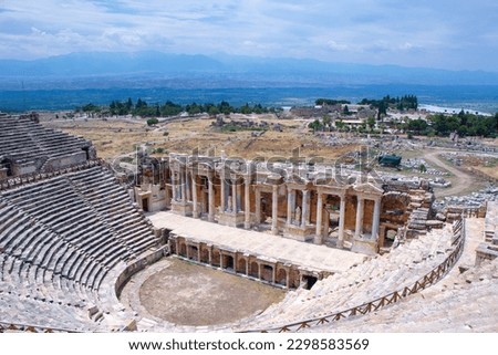 Hierapolis Ancient City, Pamukkale, Denizli.