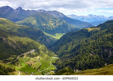 High alpine road in Austria