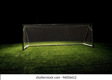 High angle photo of Soccer Goal or Football Goal - Powered by Shutterstock