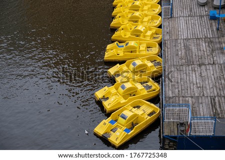 Similar – pedal boats