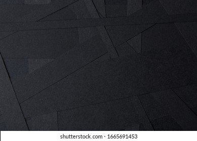 High Angle View Of Black Paper Background.