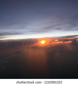 High angle view from the plane