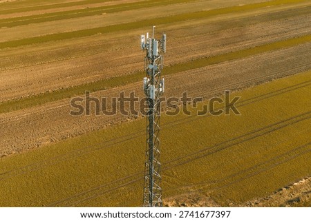 High antenna tower for LTE coverage