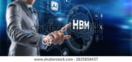 High Bandwidth Memory HBM technology for enhanced computing and AI applications with user interaction